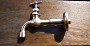 Antique extended cold water tap